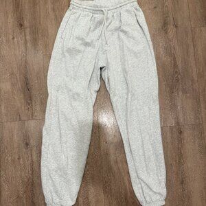 Old Navy Light Gray Jogger Sweatpants Elastic Waist Size XS